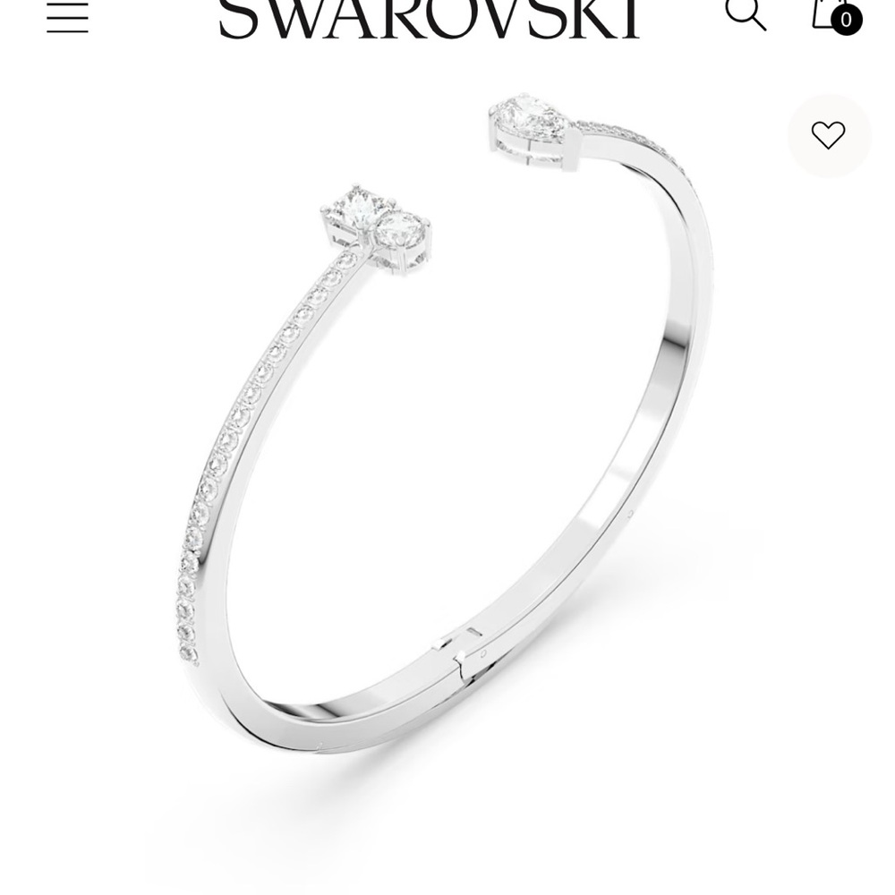 Swarovski attract cuff bracelet small